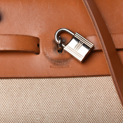 Hermes Toile Vache Calfskin Herbag 39 MM Natural 7 of 14