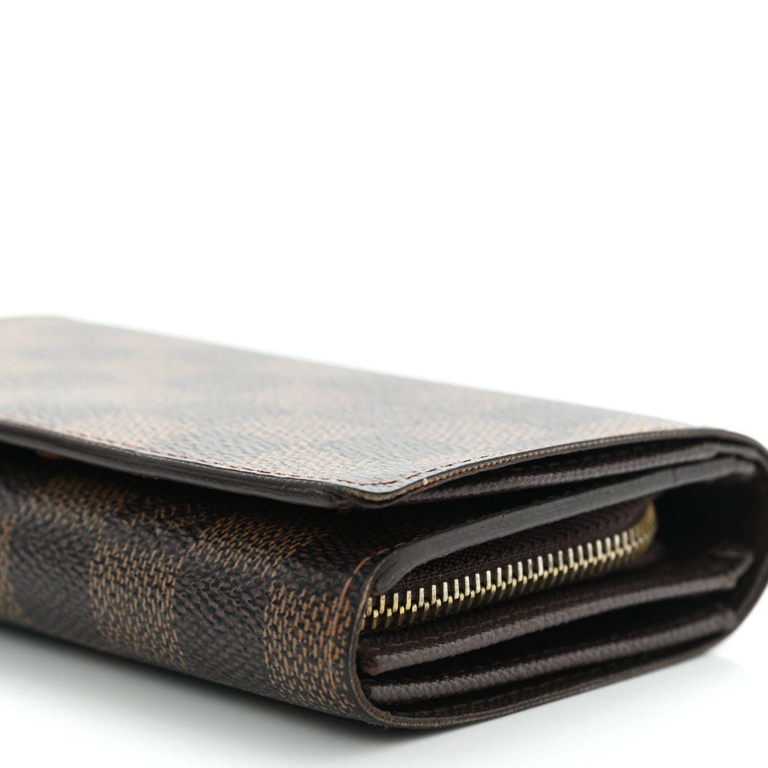 Louis Vuitton Damier Ebene Porte-Monnaie Billets Tresor Wallet 8 of 9