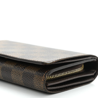 Louis Vuitton Damier Ebene Porte-Monnaie Billets Tresor Wallet 8 of 9