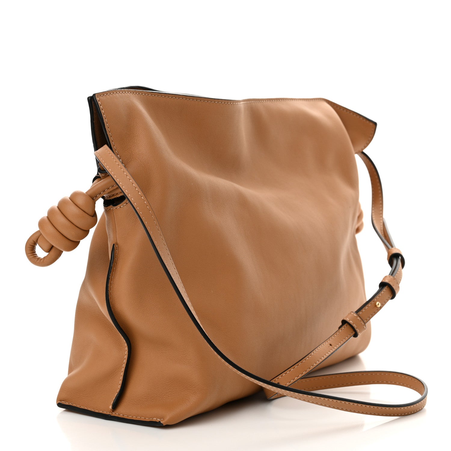 Loewe Nappa Flamenco Knot Clutch Warm Desert 3 of 10