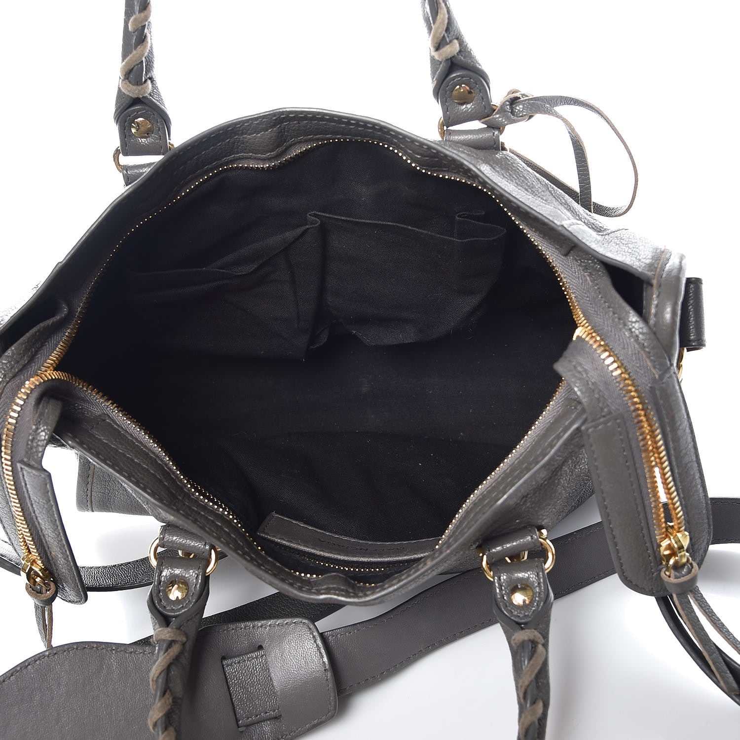 Balenciaga Chevre Gold Metallic Edge Hardware S City Gris Acier 6 of 20