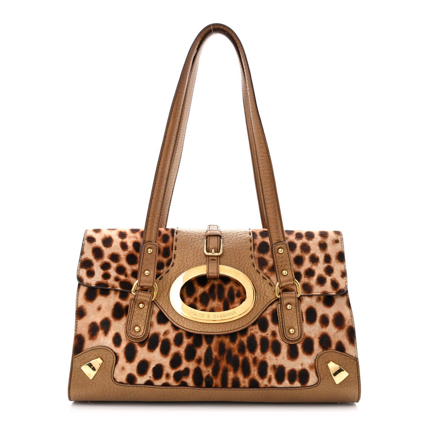 Leopard Shoulder Bag Brown
