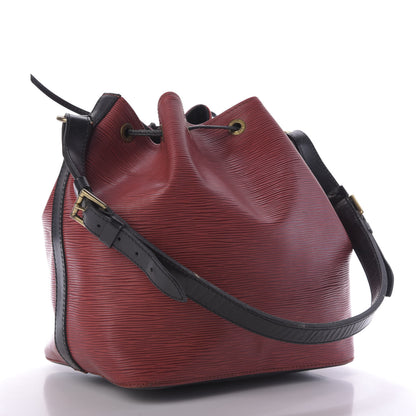 Louis Vuitton Epi Petit Noe Red Black 3 of 9