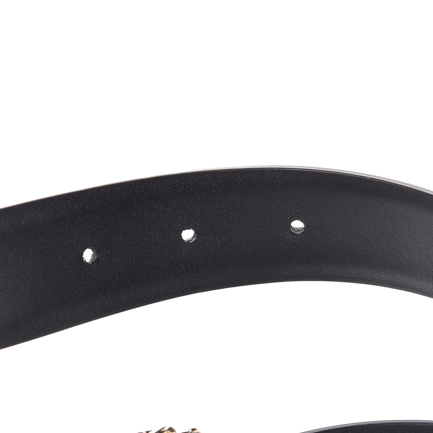 Calfskin CC Chain Belt 90 36 Black