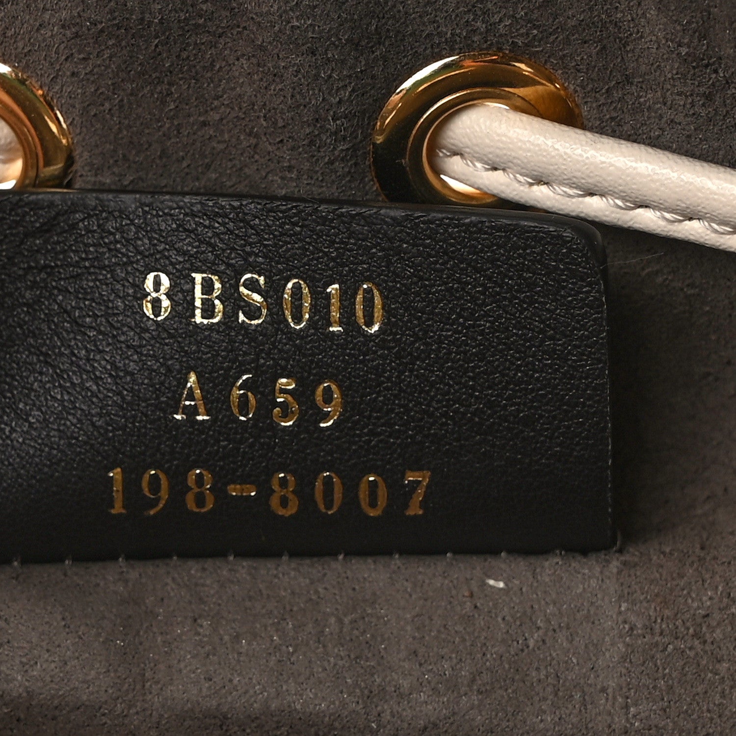 Fendi Vitello Liberty F is Fendi Bi-Color FF 1974 Embossed Mini Mon Tresor Bucket Bag Camelia Aranciata 7 of 14