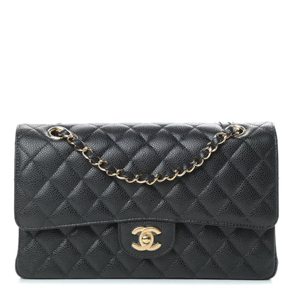 Chanel Caviar Quilted Medium Double Flap Black 1 of 11