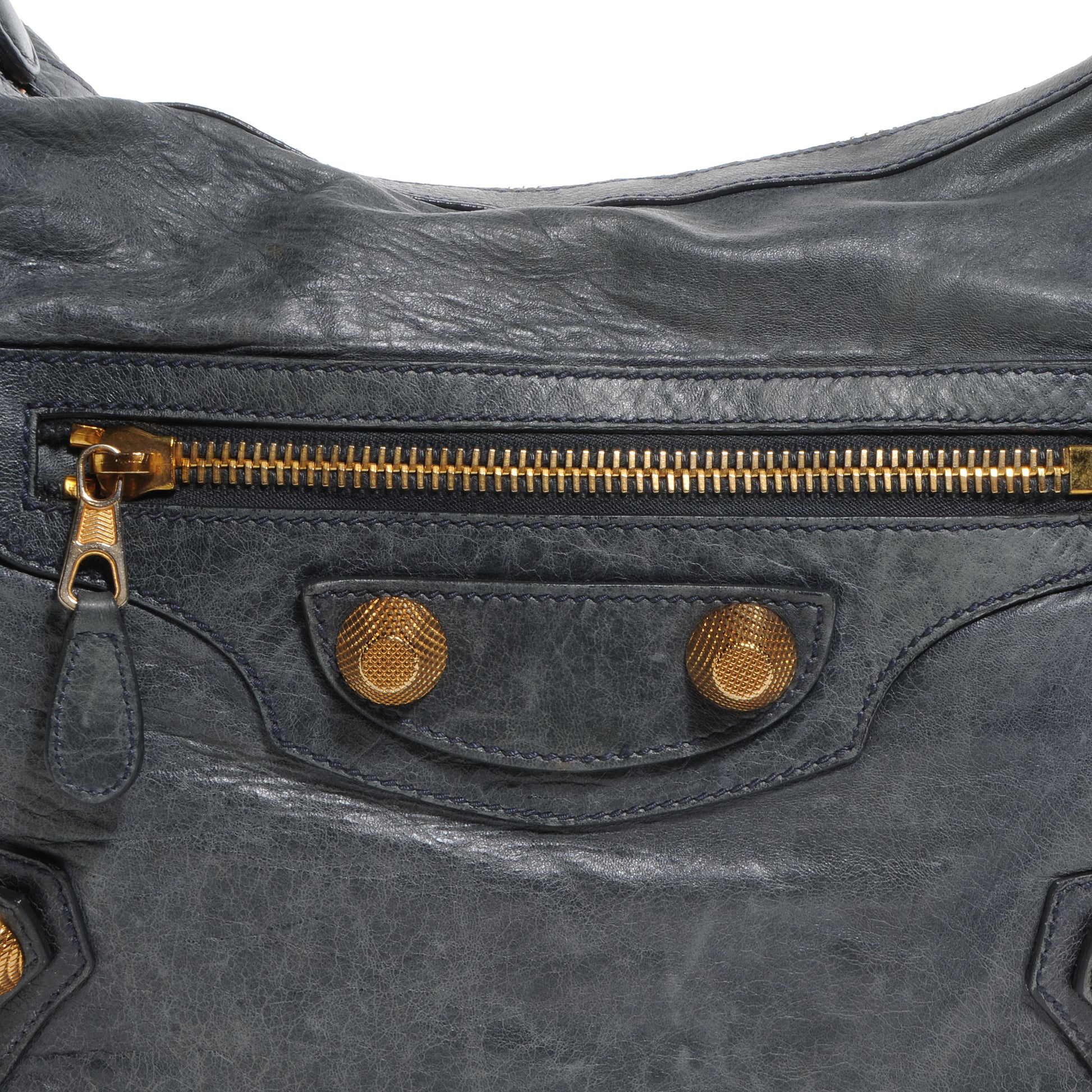 Balenciaga Chevre Giant 21 Gold Hardware Hobo Anthracite 8 of 8