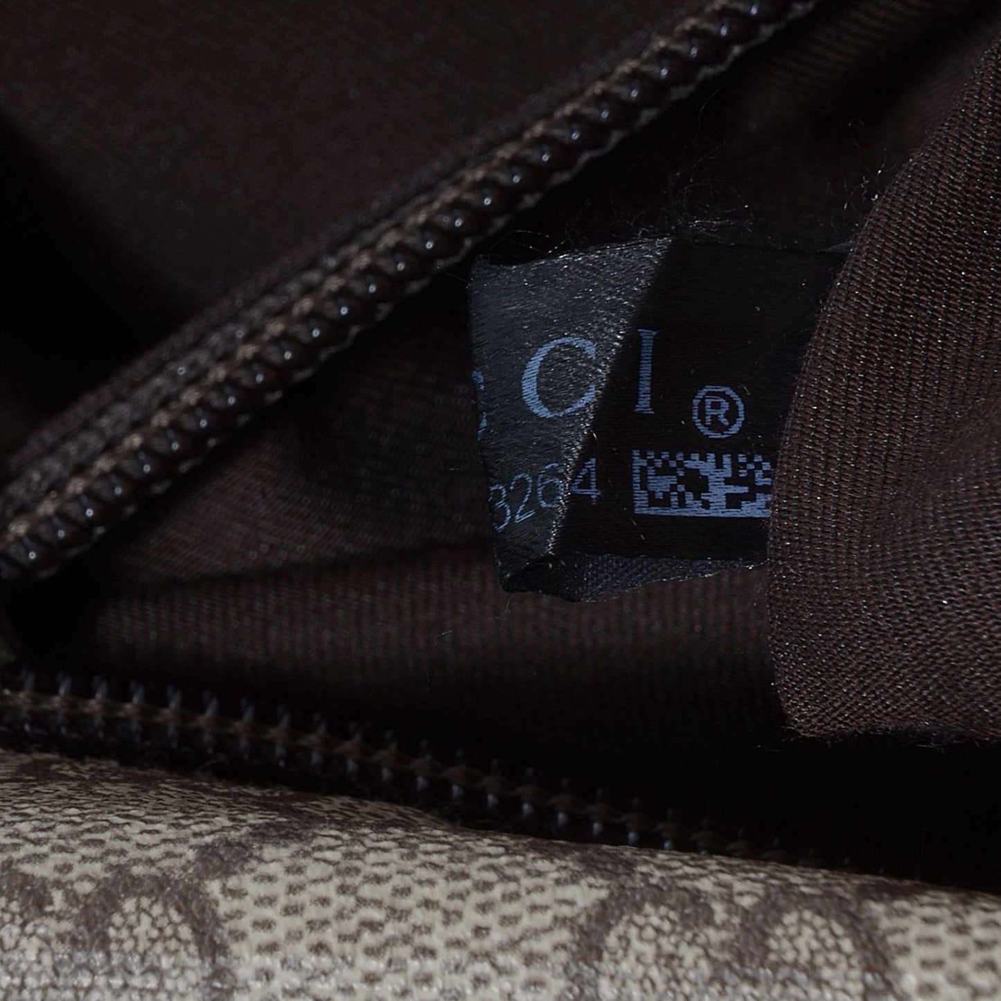 GG Plus Monogram Web Large Flap Messenger Bag Beige Dark Brown