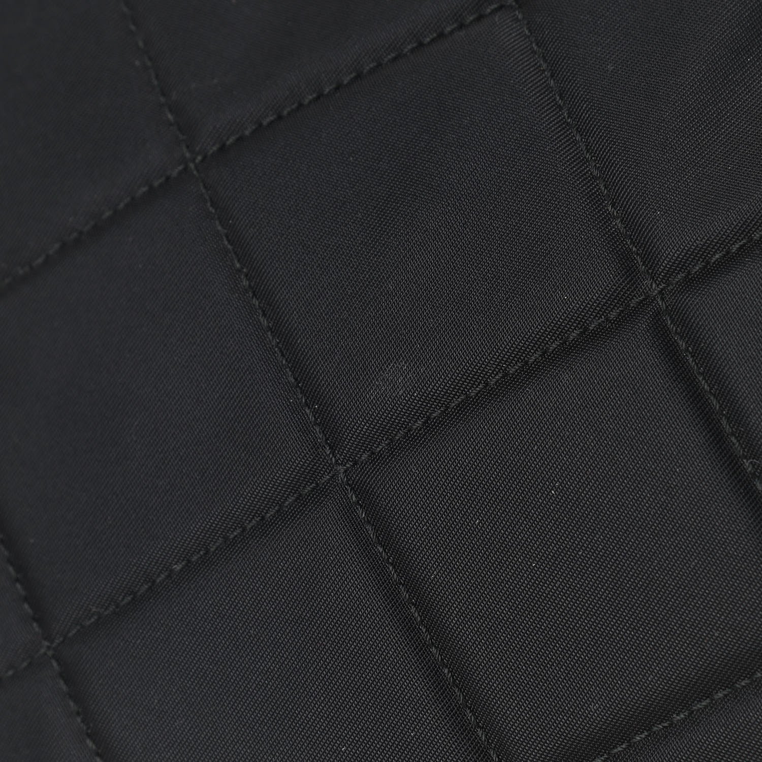 Prada Nylon Tessuto Impuntu Quilted Shoulder Bag Black 13 of 14