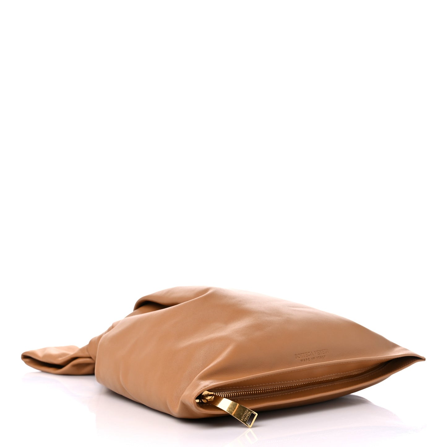 Supple Calfskin BV Twist Caramel