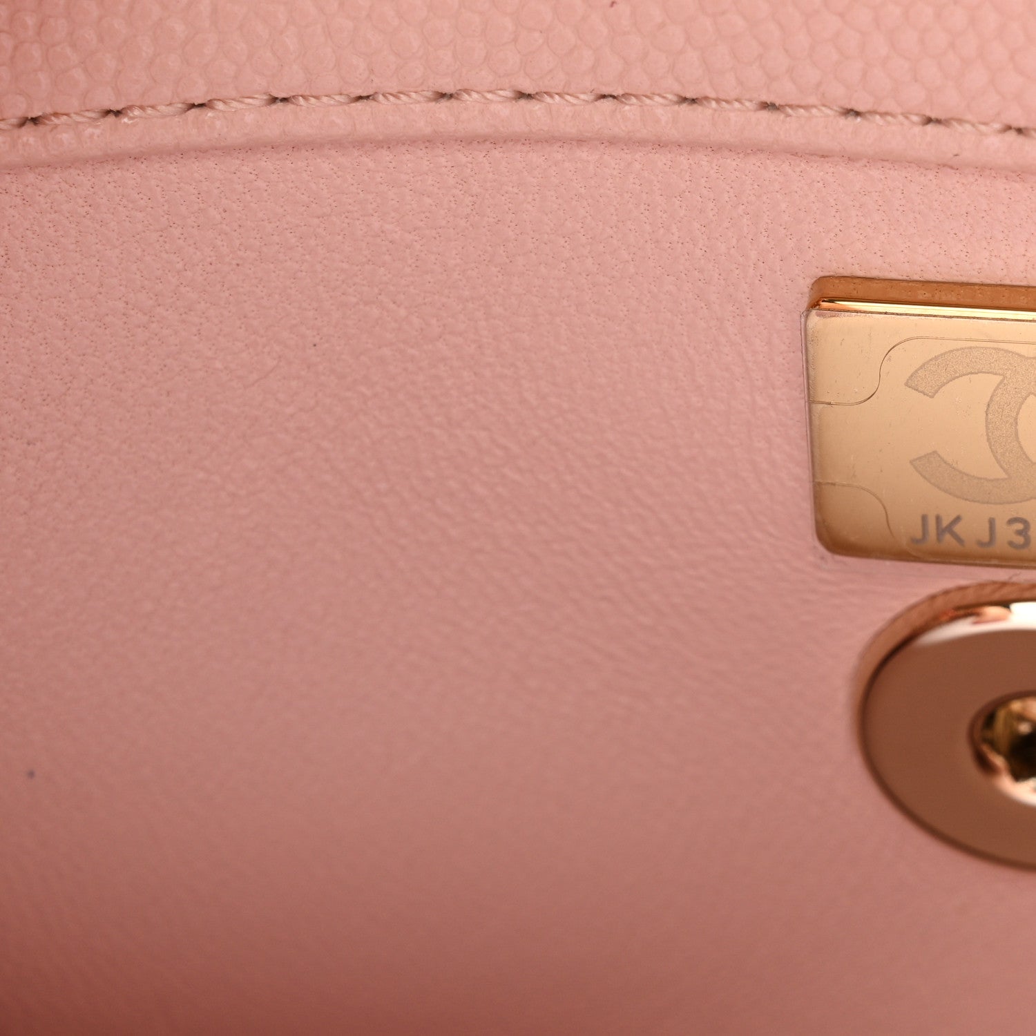 Chanel Caviar Quilted Mini Coco Handle Flap Pink 8 of 11