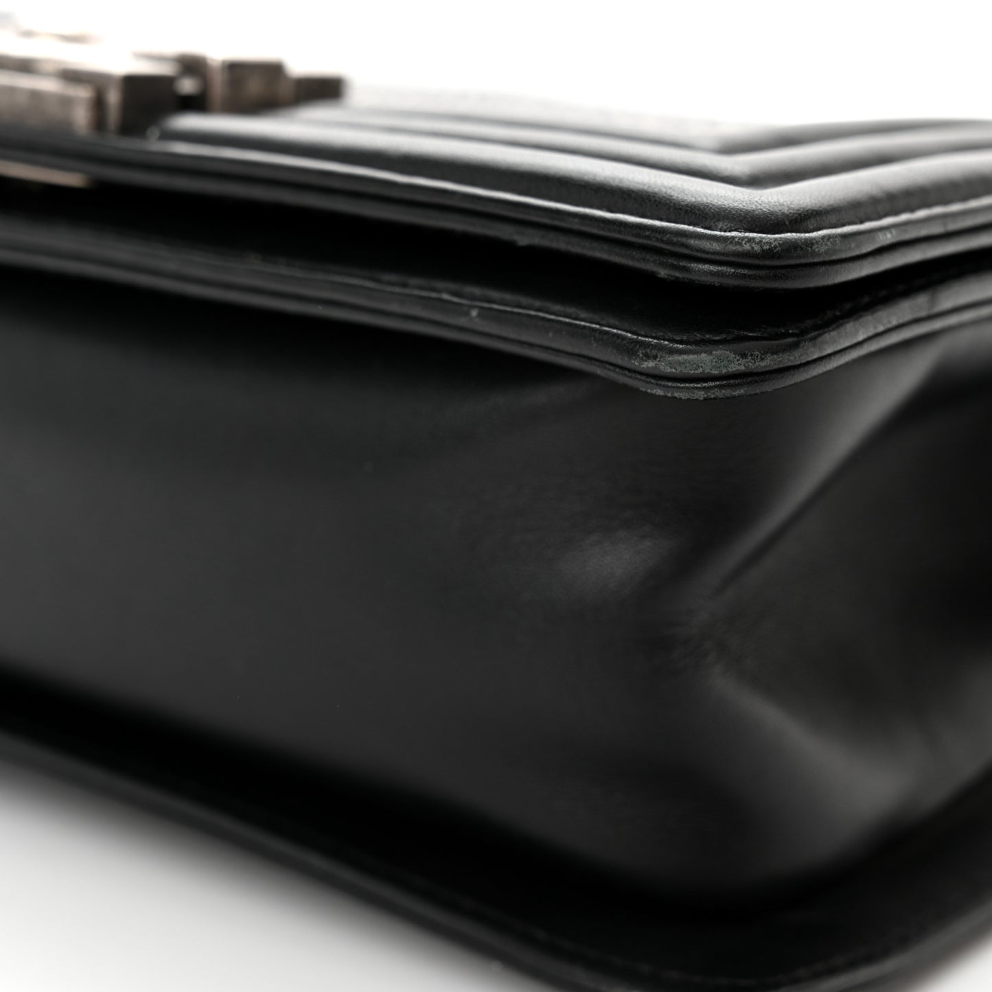Galuchat Stingray Small Boy Flap Black