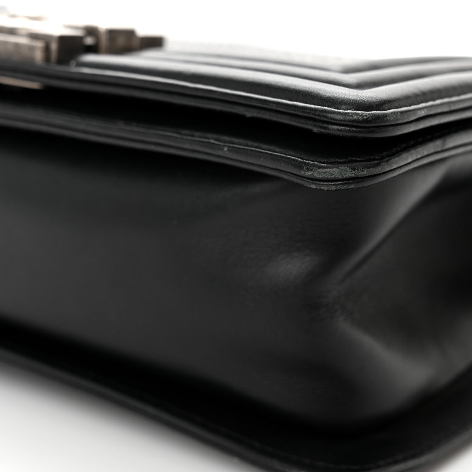 Chanel Galuchat Stingray Small Boy Flap Black 11 of 14
