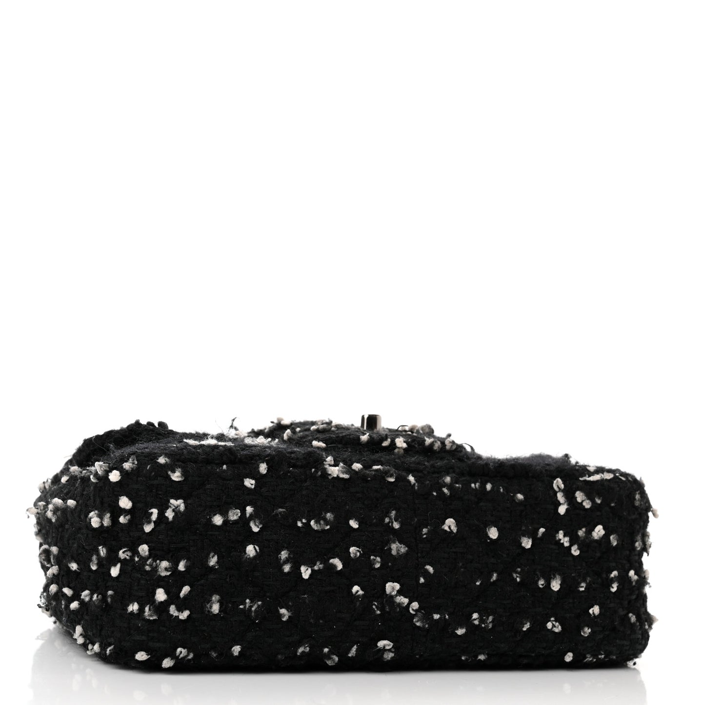 Tweed Elementary Chic Flap Black White