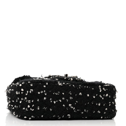 Chanel Tweed Elementary Chic Flap Black White 4 of 10