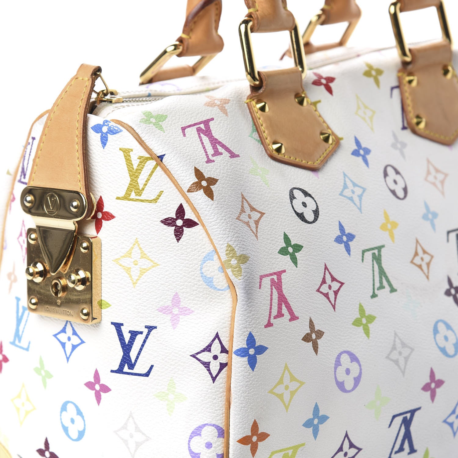 Louis Vuitton Monogram Multicolor Speedy 30 White 14 of 19