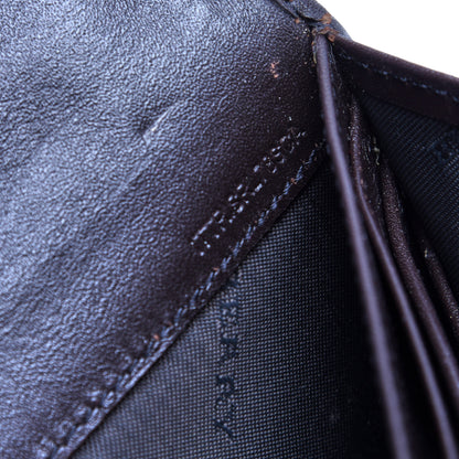 Burberry Haymarket Check Continental Wallet Brown 9 of 13