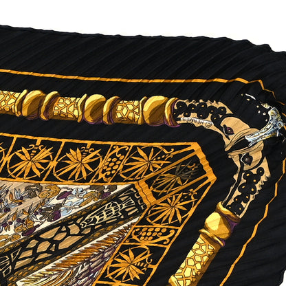 Hermes Silk Plisse Scarf 90 3 of 4