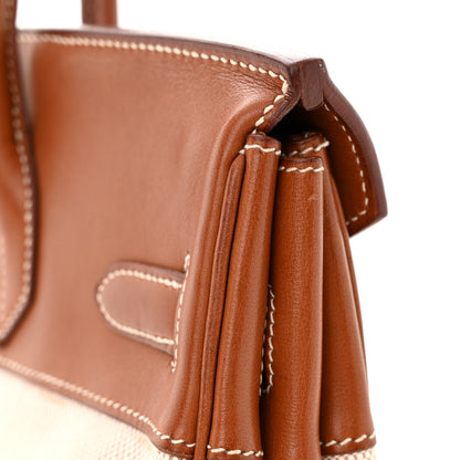 Hermes Toile Barenia HAC Birkin 32 Fauve 19 of 25