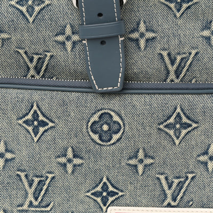 Louis Vuitton Monogram Denim Washed 3D Montsouris Backpack Blue 8 of 11