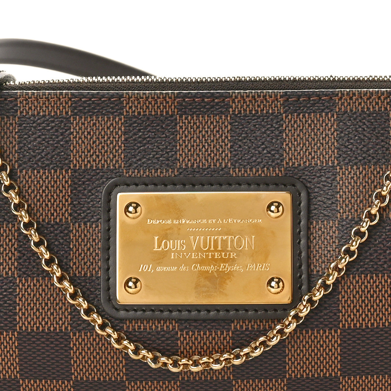Damier Ebene Eva Clutch