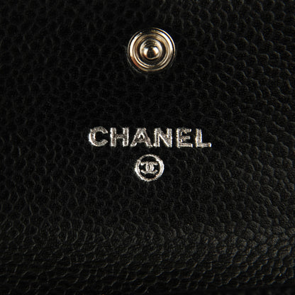 Chanel Caviar Quilted Flap Card Holder Black 6 of 8