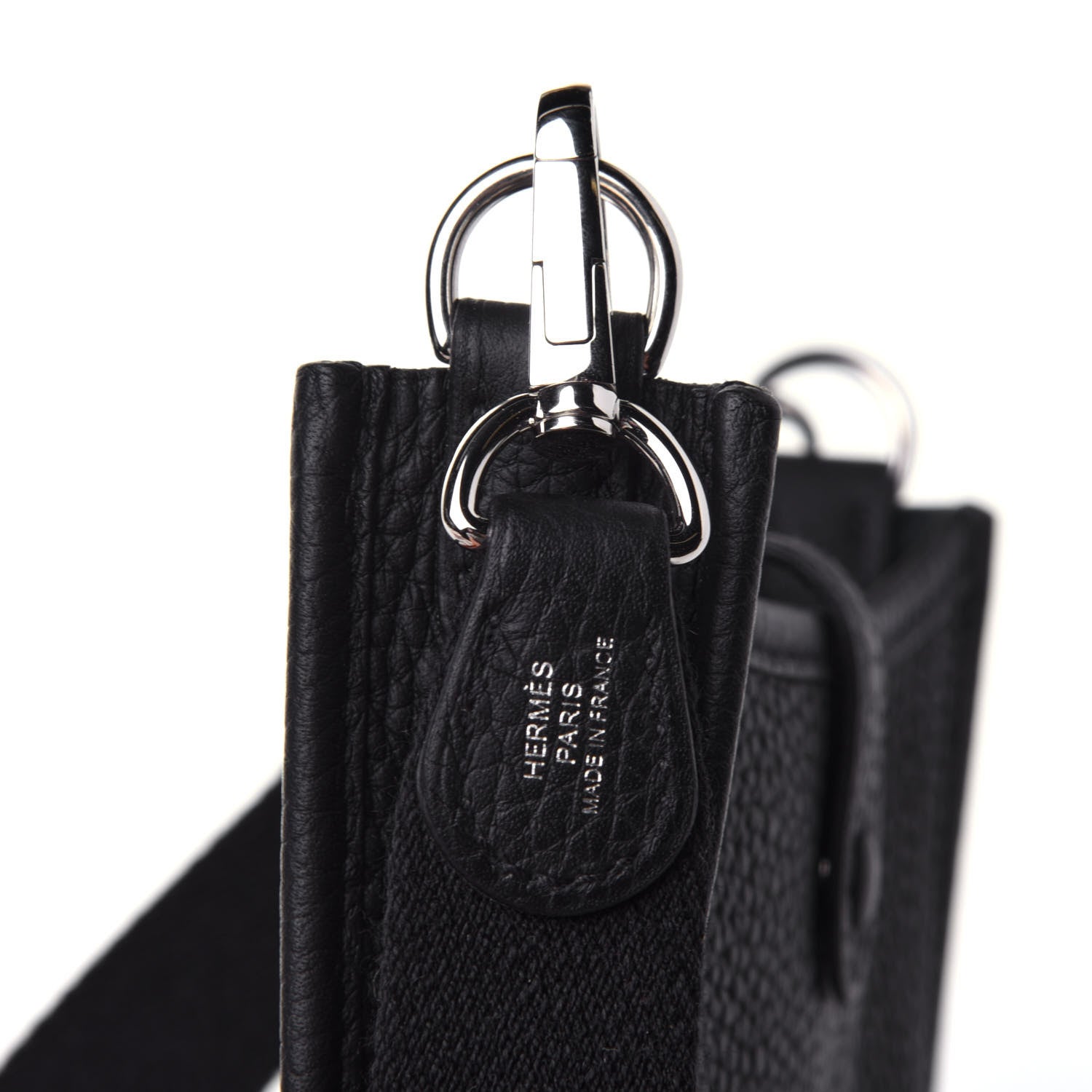 Hermes Taurillon Clemence Evelyne TPM Black 4 of 4