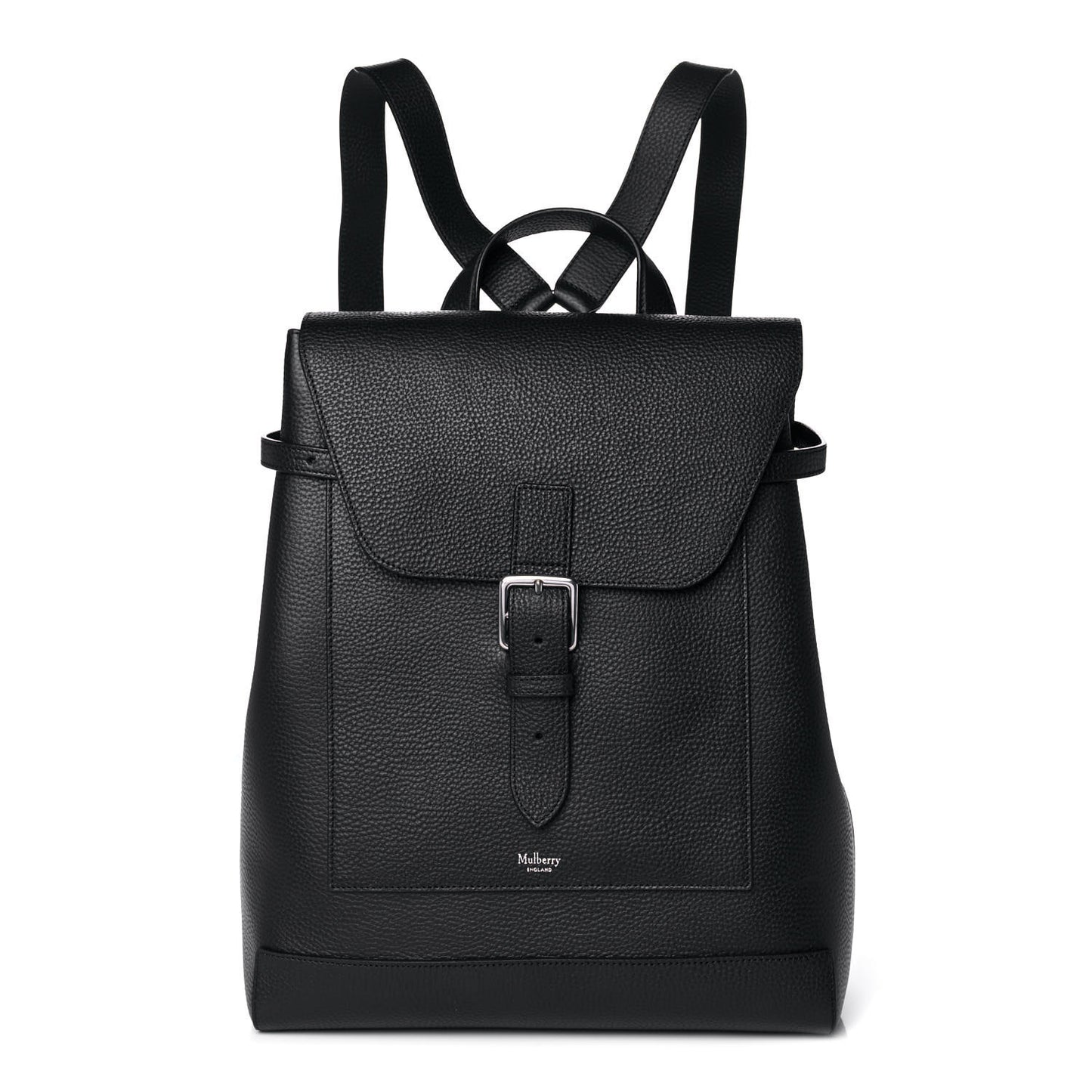 Classic Grain Calfskin Chiltern Backpack Black