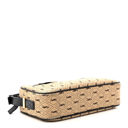 Saint Laurent Canvas Monogram All Over Camera Bag Beige 4 of 12