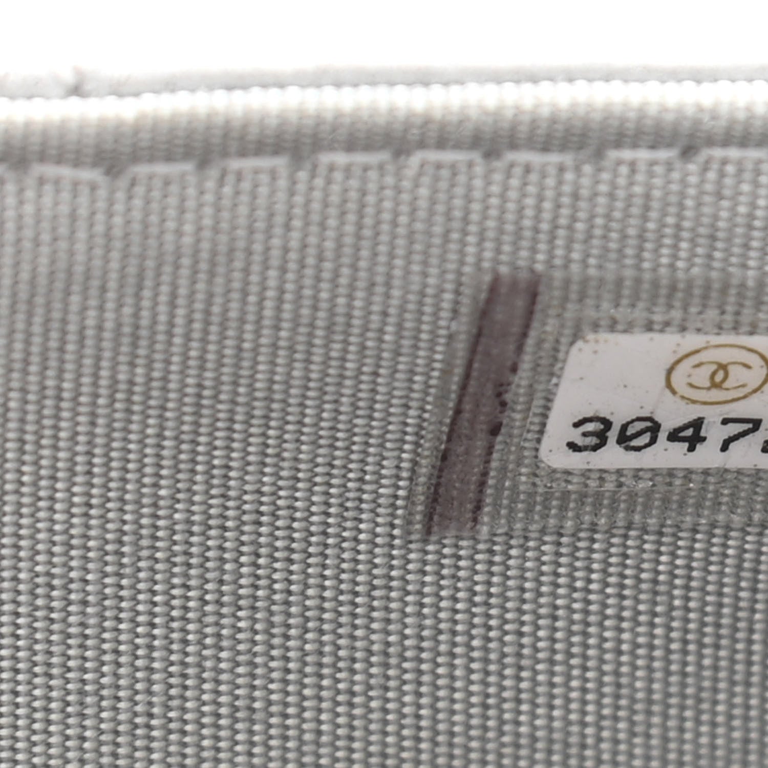 Chanel Metallic Lambskin Quilted Chanel 19 Wallet On Chain WOC Silver 8 of 13