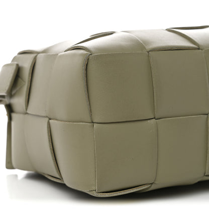 Bottega Veneta Lambskin Maxi Intrecciato Brick Cassette Bag Travertine 9 of 10