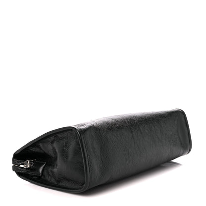Gucci Fluffy Calfskin Morpheus Zip Pouch Black 4 of 10
