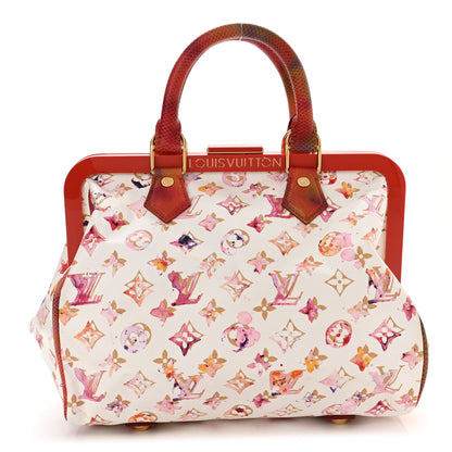 Louis Vuitton Watercolor Aquarelle Frame Speedy White 1 of 9