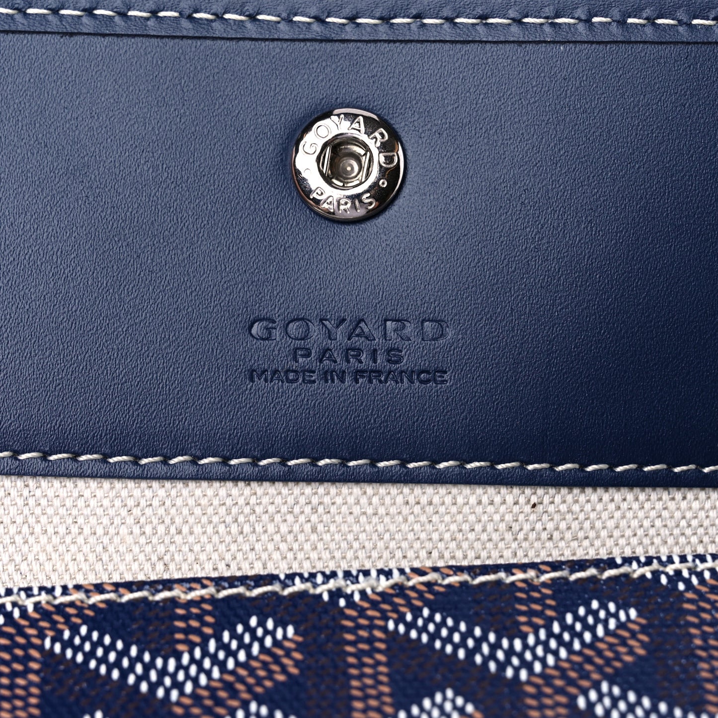Goyardine Saint Louis PM Navy