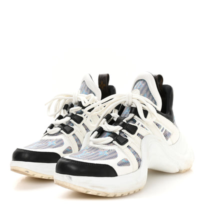 Louis Vuitton Calfskin Nylon LV Pop Archlight Sneaker 36 Blue 4 of 8