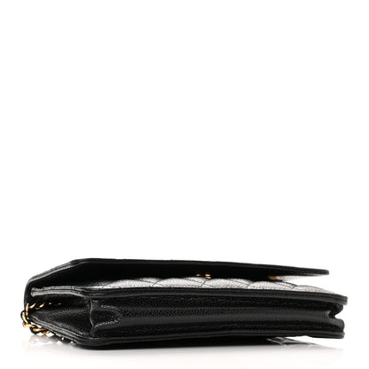 Chanel Caviar Quilted Wallet on Chain WOC Black 4 of 11