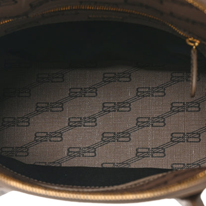 Balenciaga Coated Canvas BB Monogram S Ville Top Handle Bag Beige Brown 5 of 10
