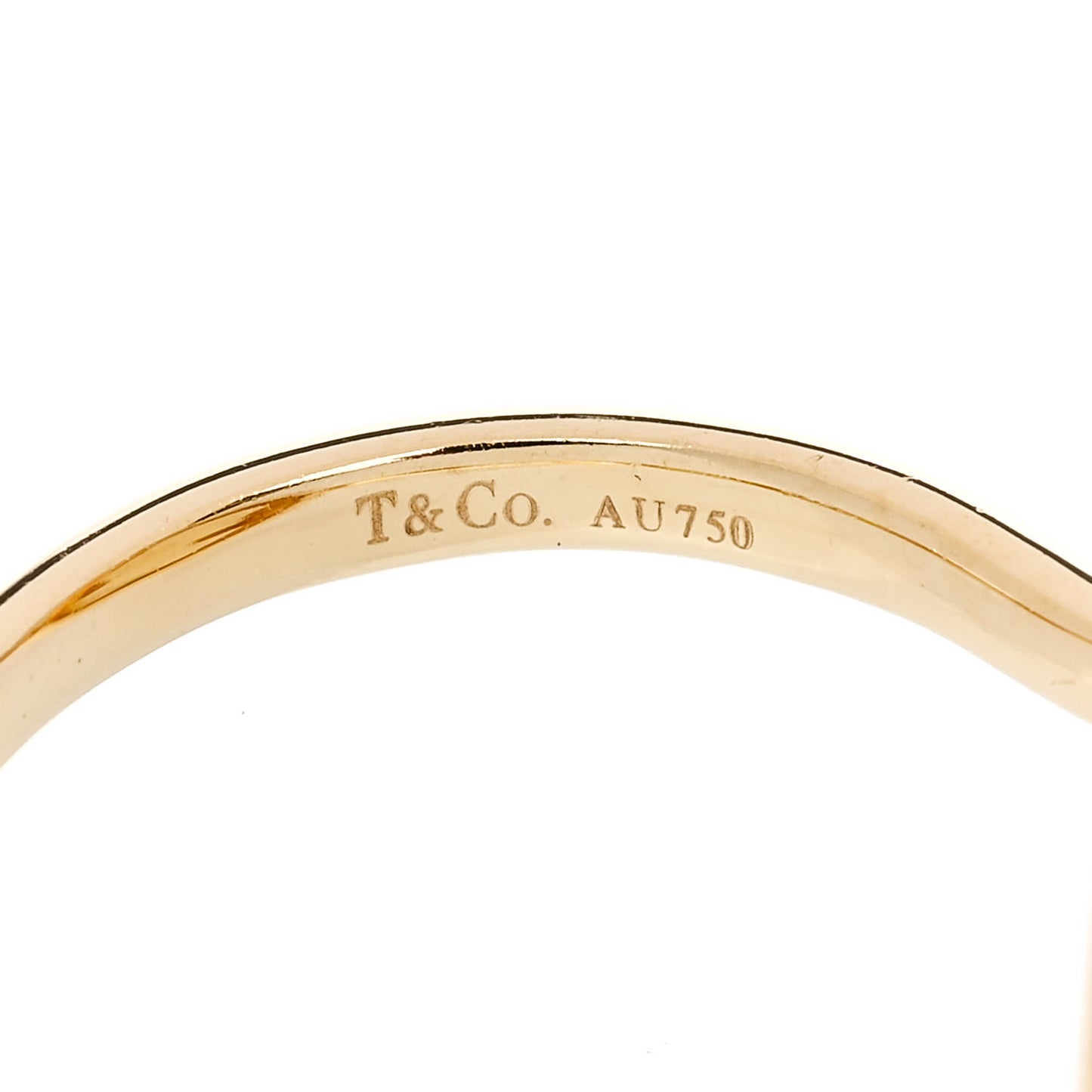 18K Yellow Gold Citrine Paloma Picasso Olive Leaf Ring 53 6.25