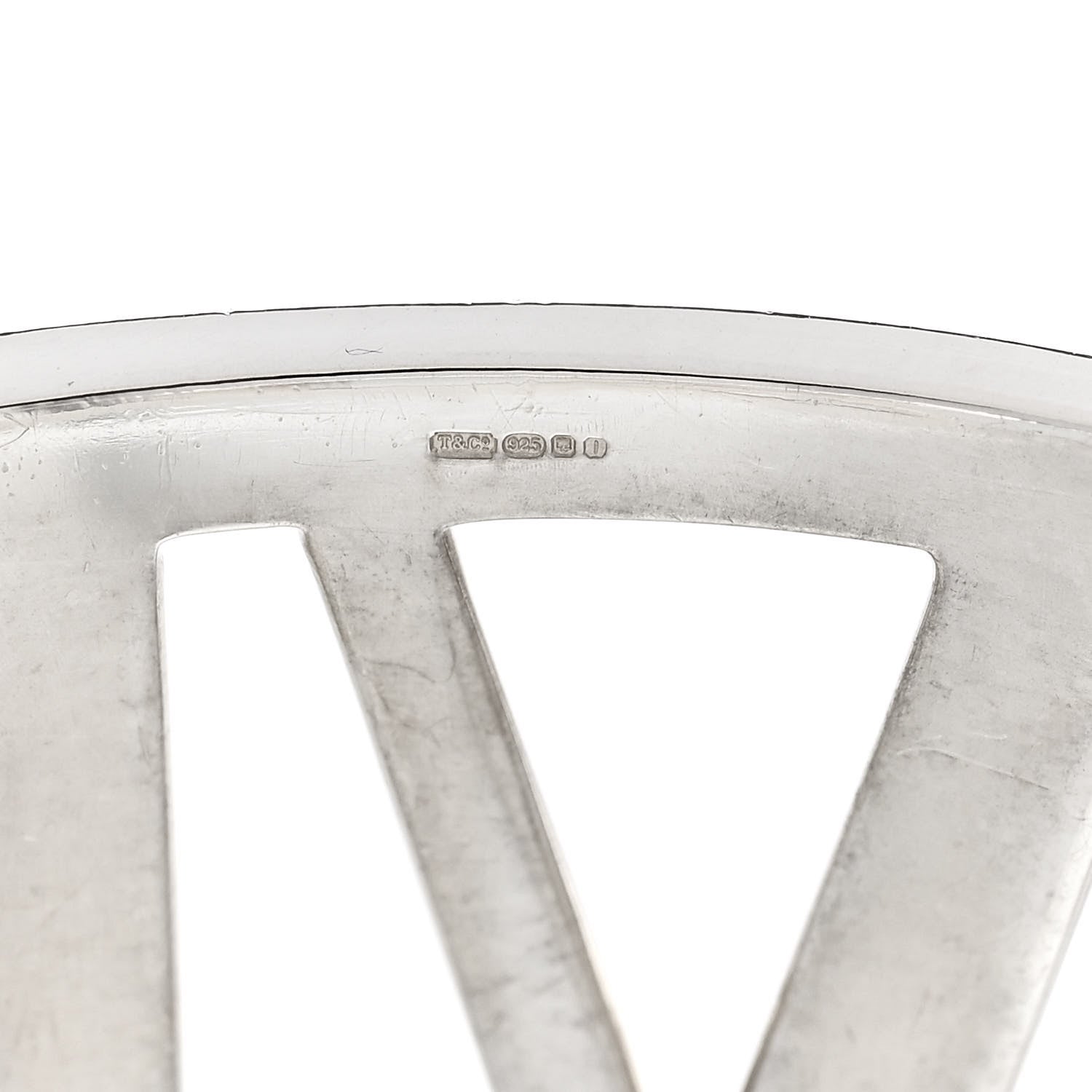 Tiffany Sterling Silver Wide Atlas Hinged Bangle Bracelet 4 of 4