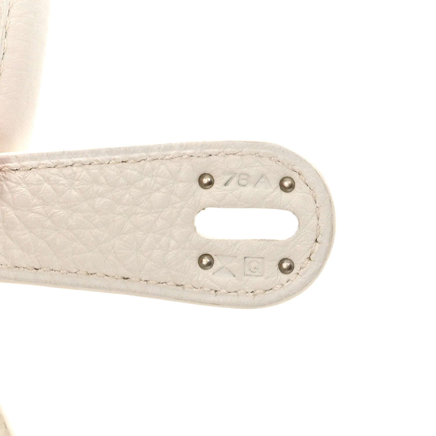 Hermes Taurillon Clemence Lindy 30 White 7 of 13