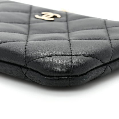 Chanel Lambskin Quilted Small Casino Cosmetic Case Black 8 of 9