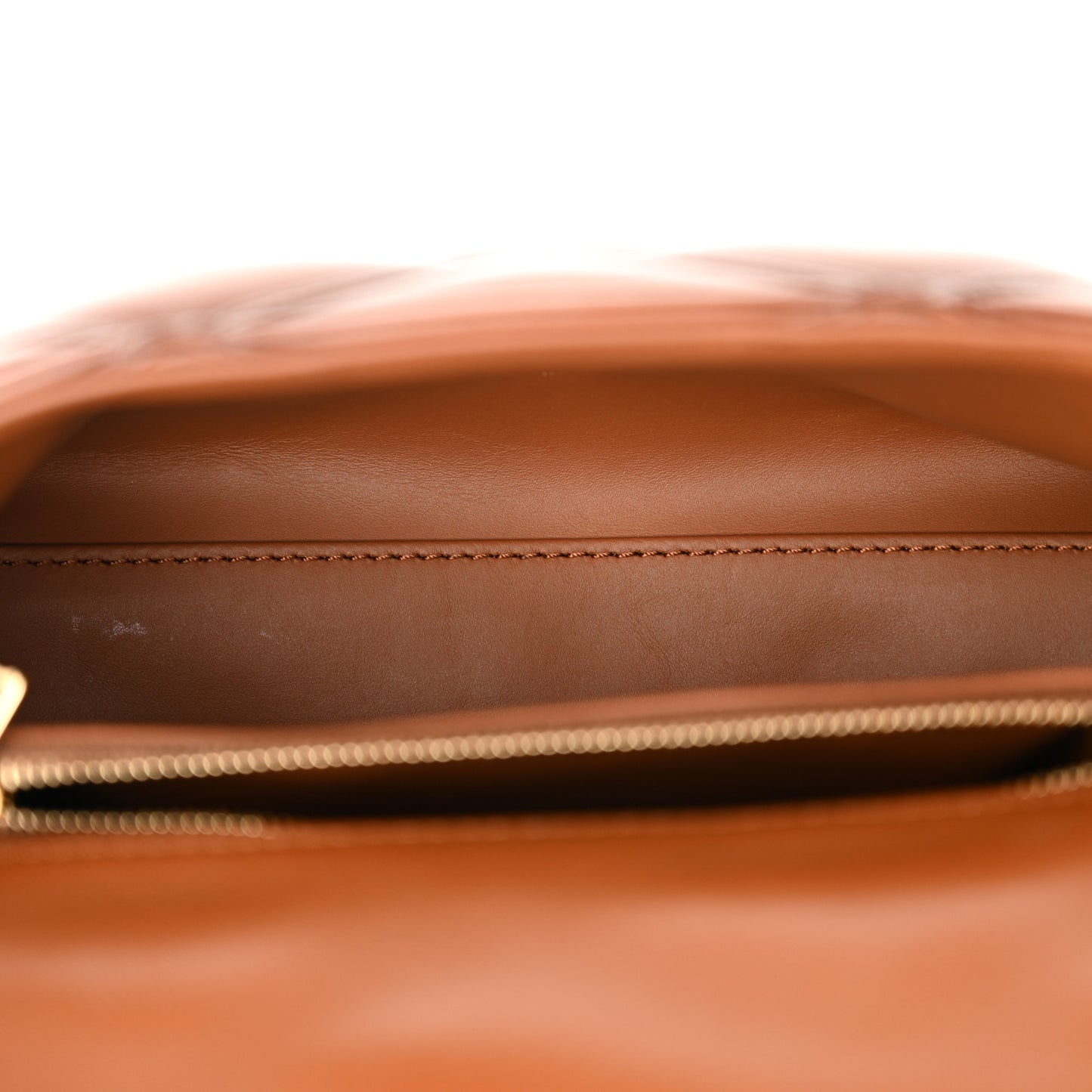 Lambskin Malletage Top Handle GO-14 MM Toast Tan