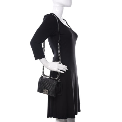 Chanel Caviar Quilted Small Boy Flap Black 2 of 11