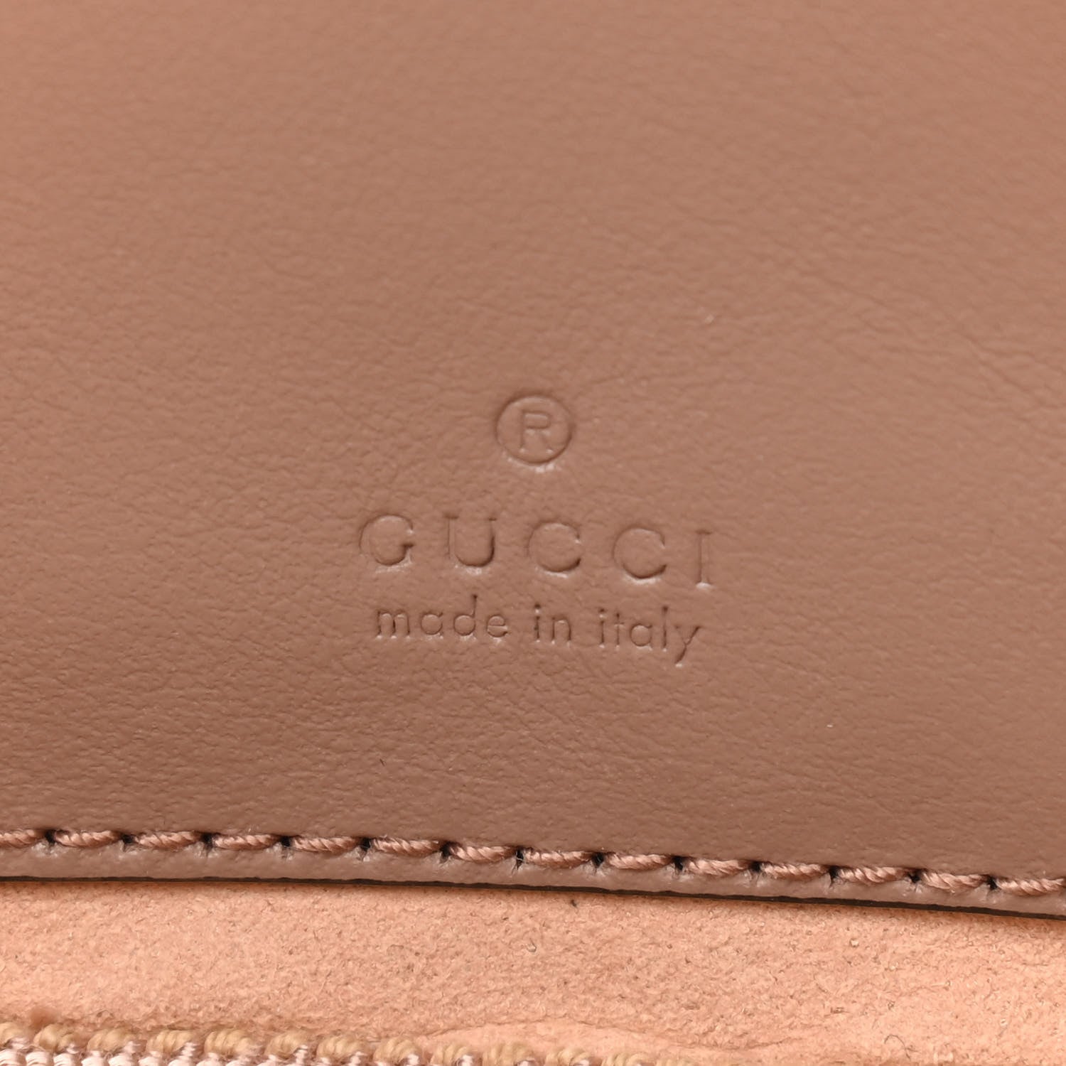 Gucci Calfskin Matelasse Mini GG Marmont Chain Crossbody Bag Porcelain Rose 6 of 10