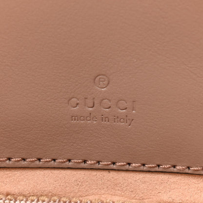 Gucci Calfskin Matelasse Mini GG Marmont Chain Crossbody Bag Porcelain Rose 6 of 10