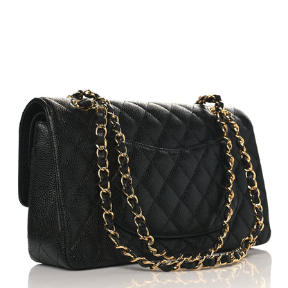 Chanel Caviar Quilted Medium Double Flap Black 3 of 9