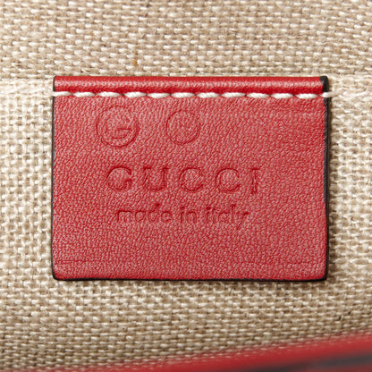 Gucci Microguccissima Medium Emily Chain Shoulder Bag Red 6 of 10