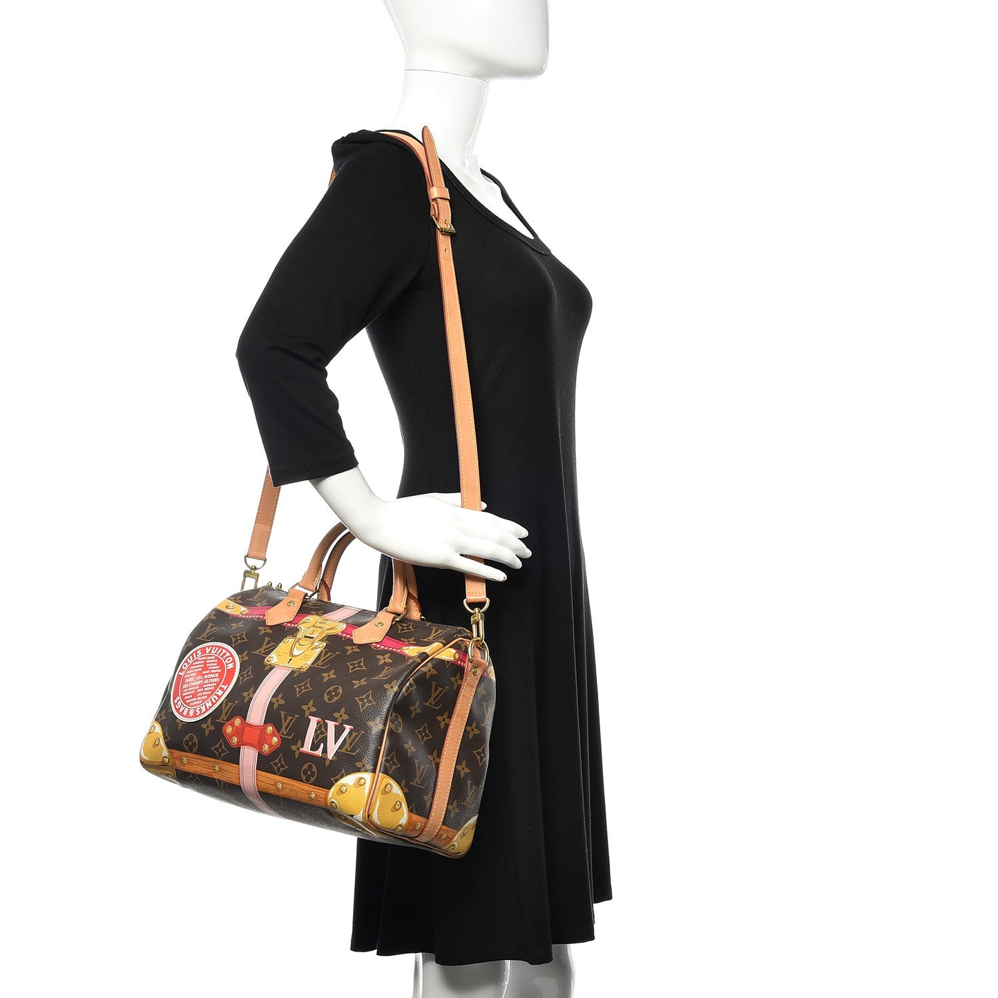 Monogram Summer Trunks Speedy Bandouliere 30