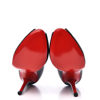 Christian Louboutin Shiny Calfskin Chester Fille 120 Ankle Bootie 37 Black 5 of 9