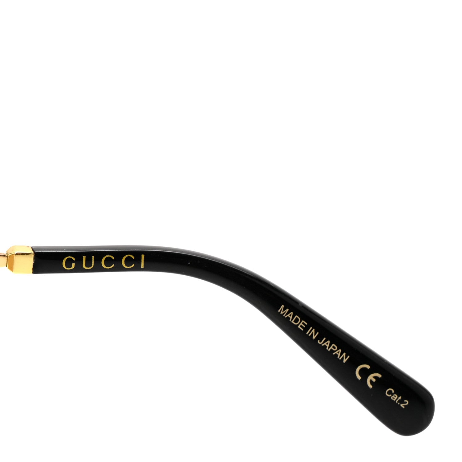 Gucci Squared Aviator Sunglasses GG0981S Gold 5 of 8